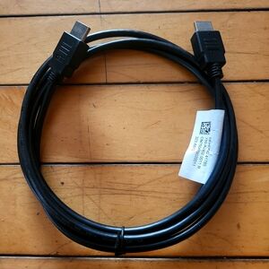 6 FT HP branded High Speed HDMI Cable. Male to Male. Black